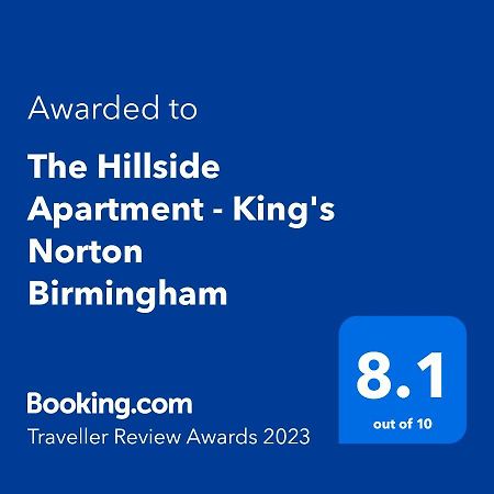 The Hillside Apartment - King'S Norton Birmingham Exterior photo